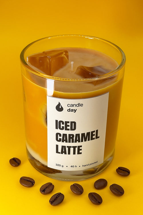 Iced Caramel Latte Candle